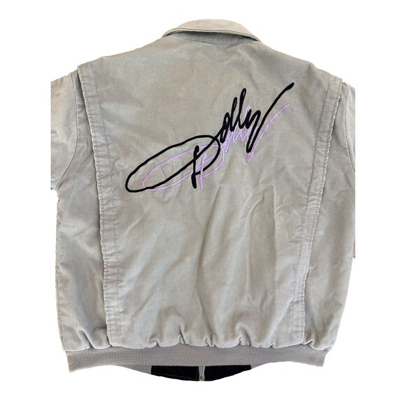 Dolly Parton Tour Jacket Band Crew RARE 80s Vintage Corduroy Coat Collectible - Picture 3 of 9